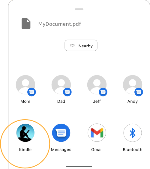 Send to Kindle Android - Các bước thực hiện